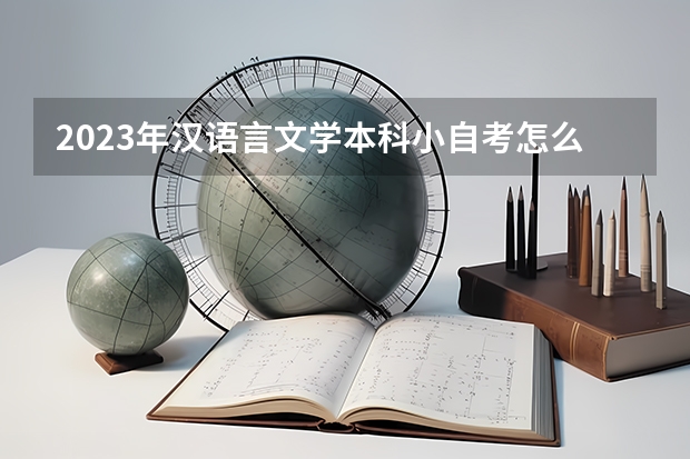 2023年汉语言文学本科小自考怎么报名？
